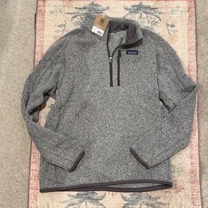 NWT Patagonia men’s Better Sweater quarter zip